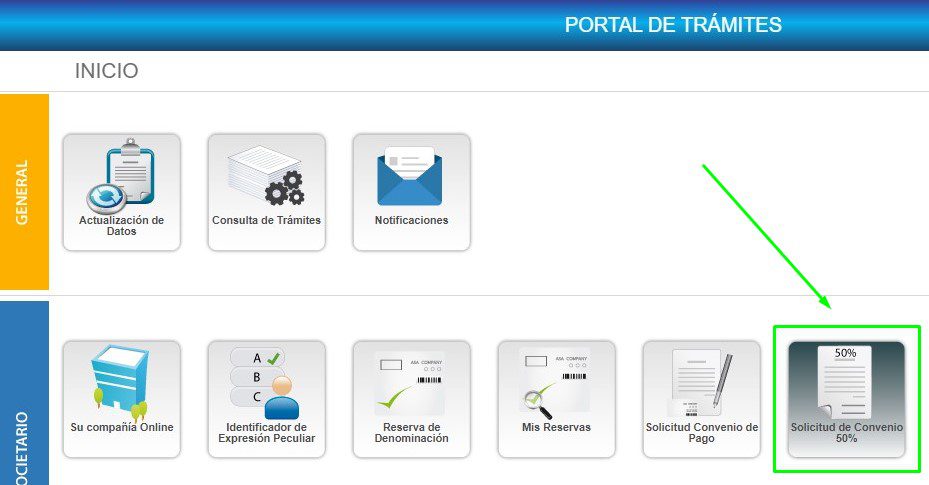 Portal de trámites